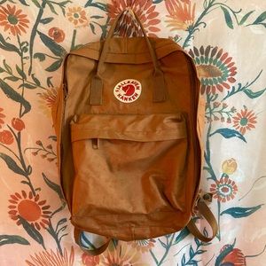 Orange/Burgundy FJALLRAVEN KANKEN Backpack